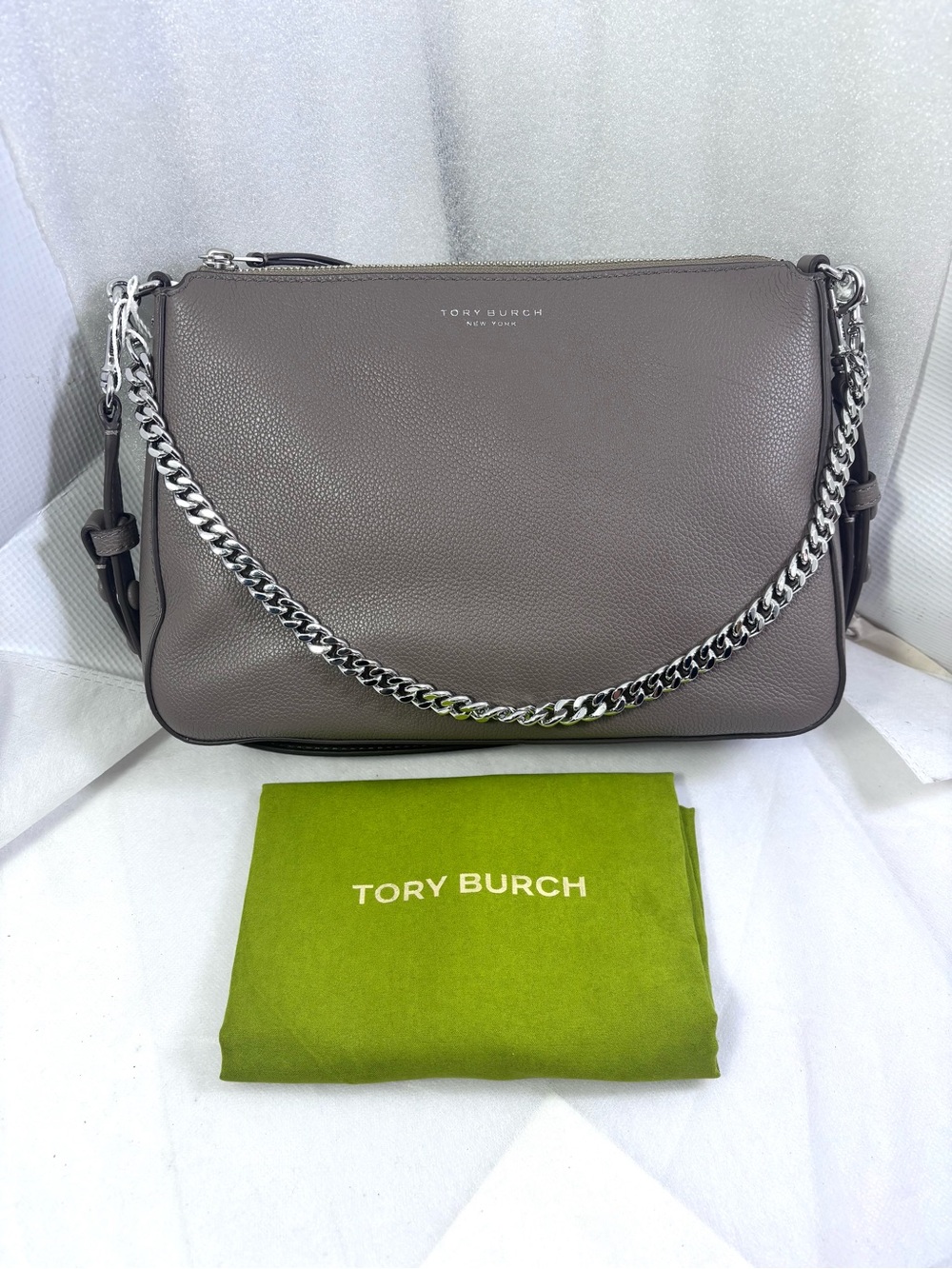 Tory Burch Perry Shoulder Bag. Wild Mushroom.